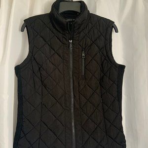 Black Quilted Vest
